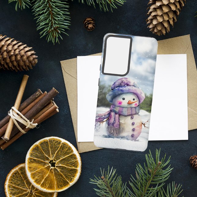 Watercolor Snowman  Samsung Galaxy S21 Ultra Case (Creator Uploaded)