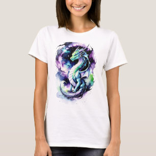 Watercolor Space Dragon T-Shirt