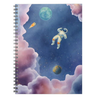 Watercolor Space Notebook