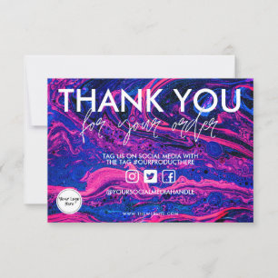 Watercolor Space Thank you Media Insert