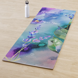 Watercolor Spirit Yoga Mat by Ooomsuum