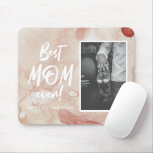 watercolor splash best mum ever mother's day mouse pad