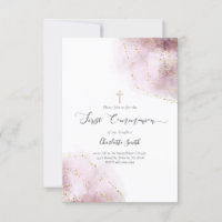 watercolor splash First Communion
