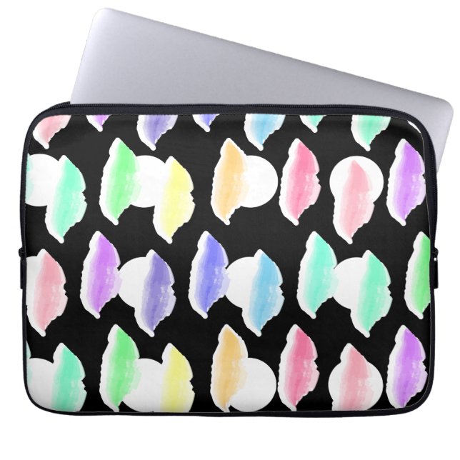 Watercolor Splash! Laptop Sleeve (Front)