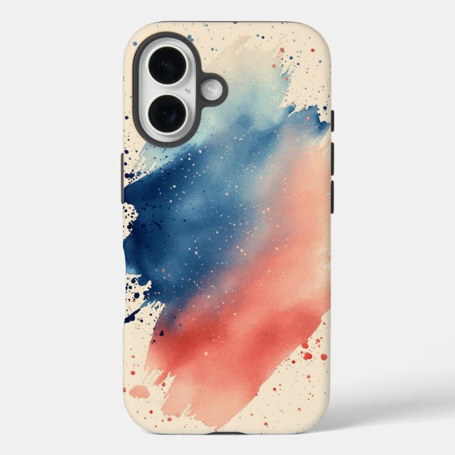 Watercolor Splash Phone Case (Back)
