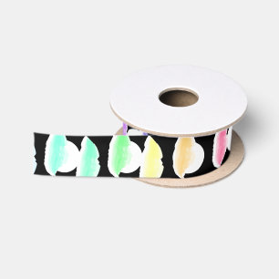 Watercolor Splash! Satin Ribbon