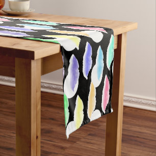 Watercolor Splash! Short Table Runner