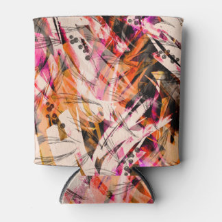 Watercolor splash, vintage abstract background. can cooler