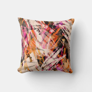 Watercolor splash, vintage abstract background. cushion