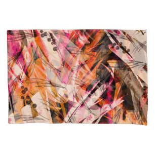 Watercolor splash, vintage abstract background. pillowcase