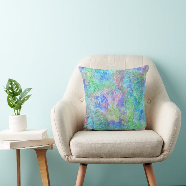 Watercolor Splashes - Seamless Pattern 4 Cushion (Chair)