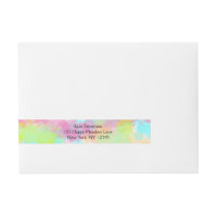 Watercolor Splatter Colourful Abstract Design