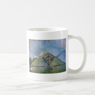 Watercolor Splattered Barn Coffee Mug