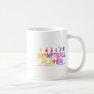 Watercolor Sport Basketball Player Coffee Mug