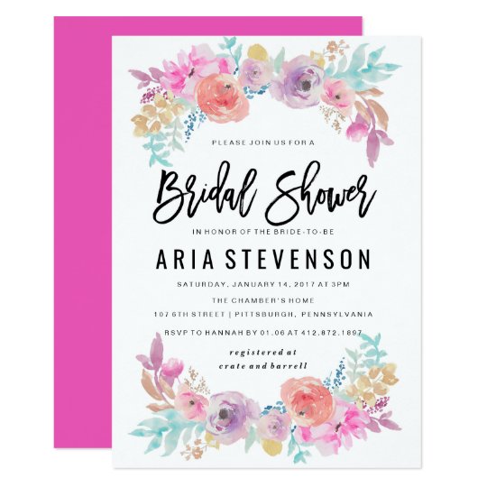 Spring Bridal Shower Invitations 3