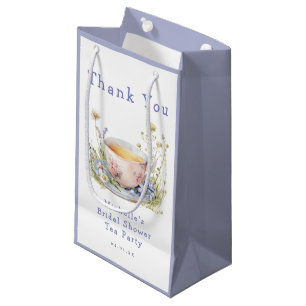 Watercolor Spring Bridal Shower Tea Party Small Gift Bag