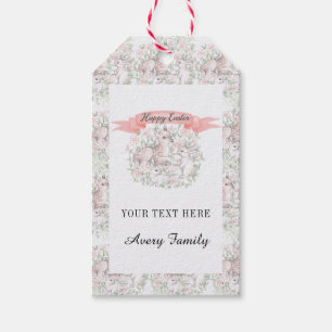 Watercolor Spring Deer Easter Gift Tags