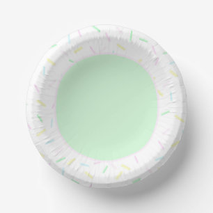 Watercolor Sprinkle Ice Cream Paper Plate