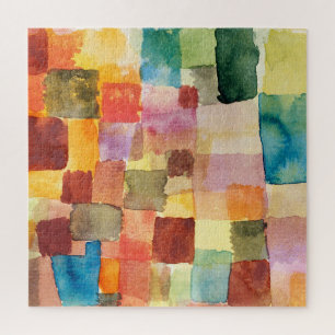 Watercolor squares - Paul Klee Jigsaw Puzzle