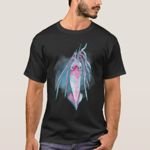 Watercolor Squid Deep Ocean Creatures and Rift Lif T-Shirt