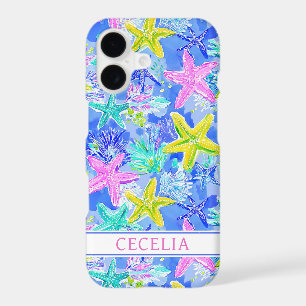 Watercolor Starfish Monogrammed