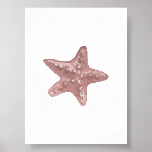 Watercolor starfish print (Front)