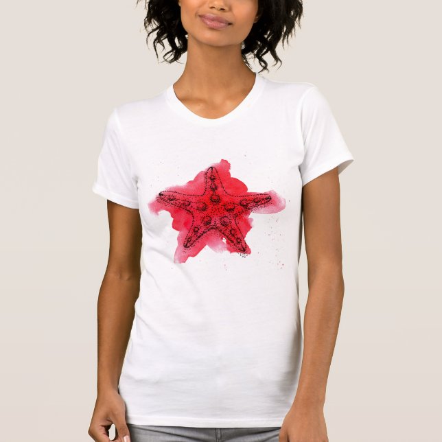 Watercolor Starfish T-Shirt (Front)