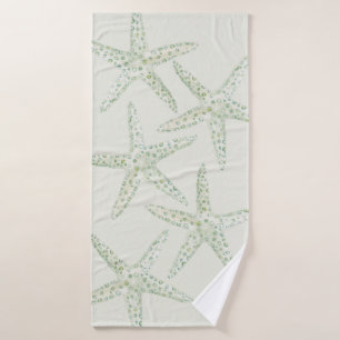 Watercolor Starfish Towel