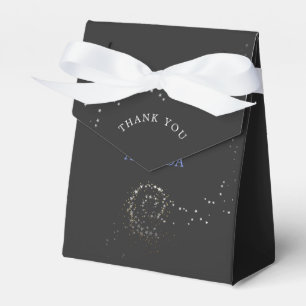 Watercolor Stars Night Sky Boy Baby Shower Favour Box