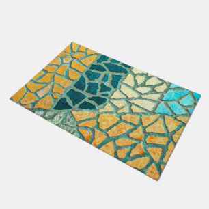 Watercolor Stone Mosaic + your ideas Doormat