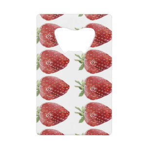 Watercolor strawberries: seamless pattern