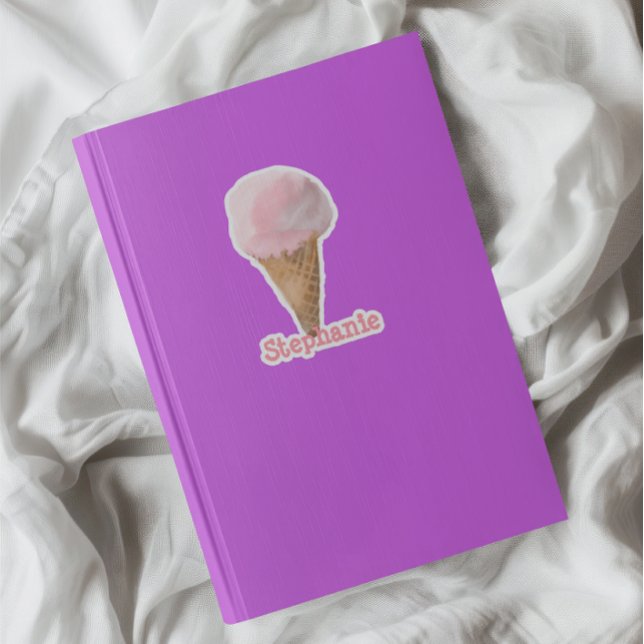 Watercolor Strawberry Ice Cream Personalised (Creator Uploaded)