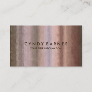 Watercolor Stripe Business Card
