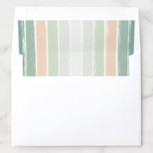 Watercolor Stripe Christmas