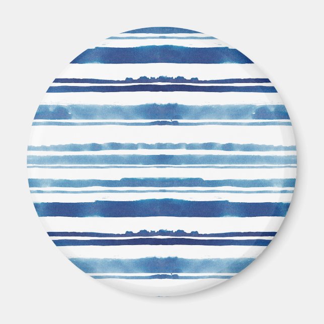 Watercolor Stripe Magnet (Front)