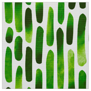 Watercolor Strokes 091121 -  Grassy Green Toned Fabric