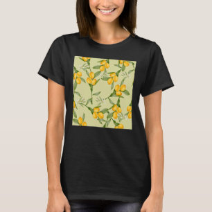 Watercolor style lemons in yellow and green T-Shirt