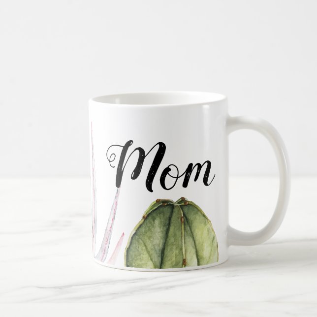 Watercolor Succulent Mug (Right)
