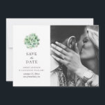 Watercolor succulents. Green cactus. Botanical Save The Date<br><div class="desc">Watercolor succulents wedding save the date. Please contact me if you need additional items.</div>
