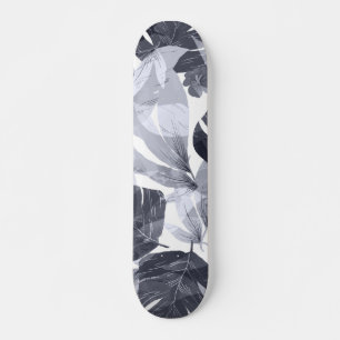 Watercolor Summer Flower Skateboard