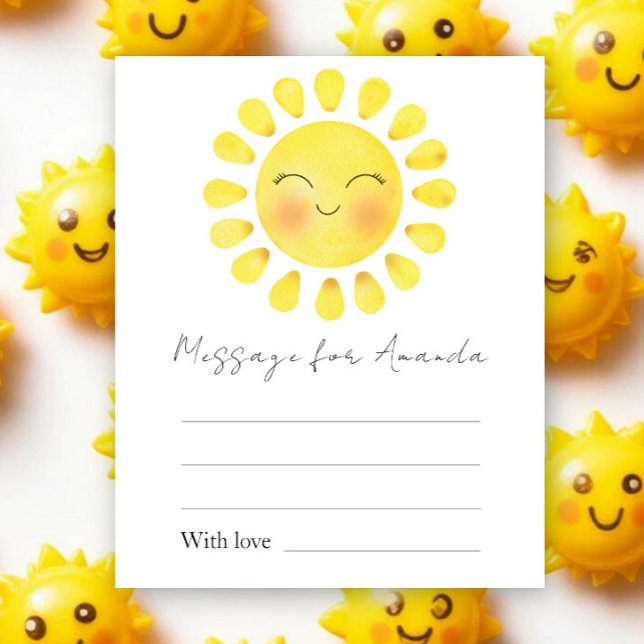 Watercolor Sun Birthday Time capsule message (Creator Uploaded)