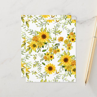 Watercolor Sunflower 8