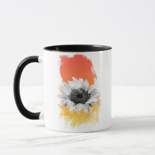 Watercolor Sunflower  Mug