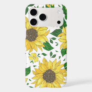 Watercolor Sunflower Pattern
