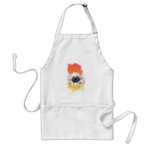 Watercolor Sunflower  Standard Apron