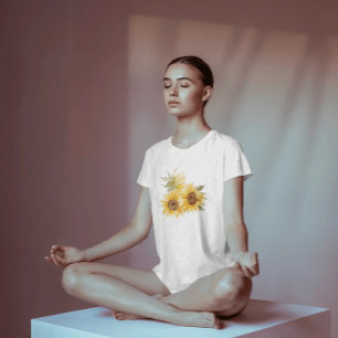 Watercolor Sunflower T-Shirt