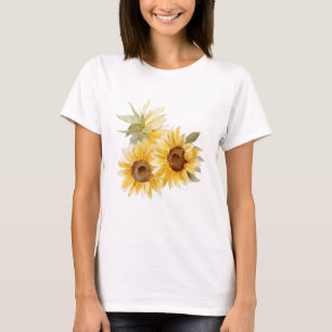 Watercolor Sunflowers T-Shirt
