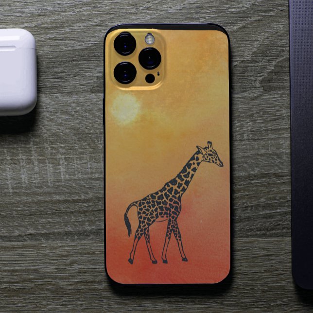 Watercolor Sunrise Giraffe Case-Mate iPhone Case (Creator Uploaded)