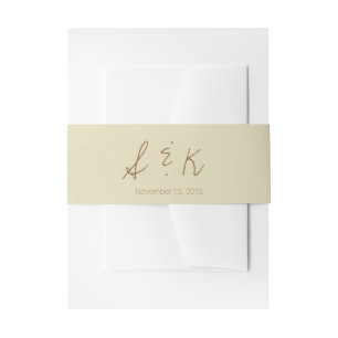 Watercolor Sunrise WSRC Invitation Belly Band