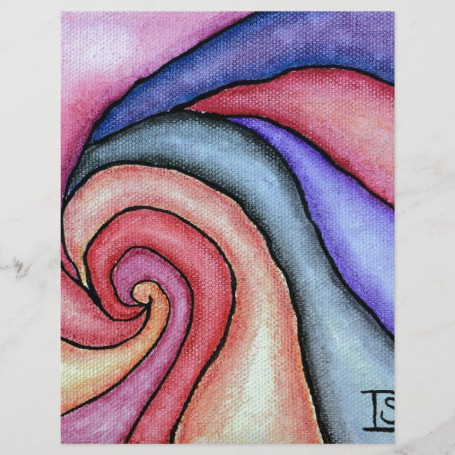 Watercolor Swirl (Front)